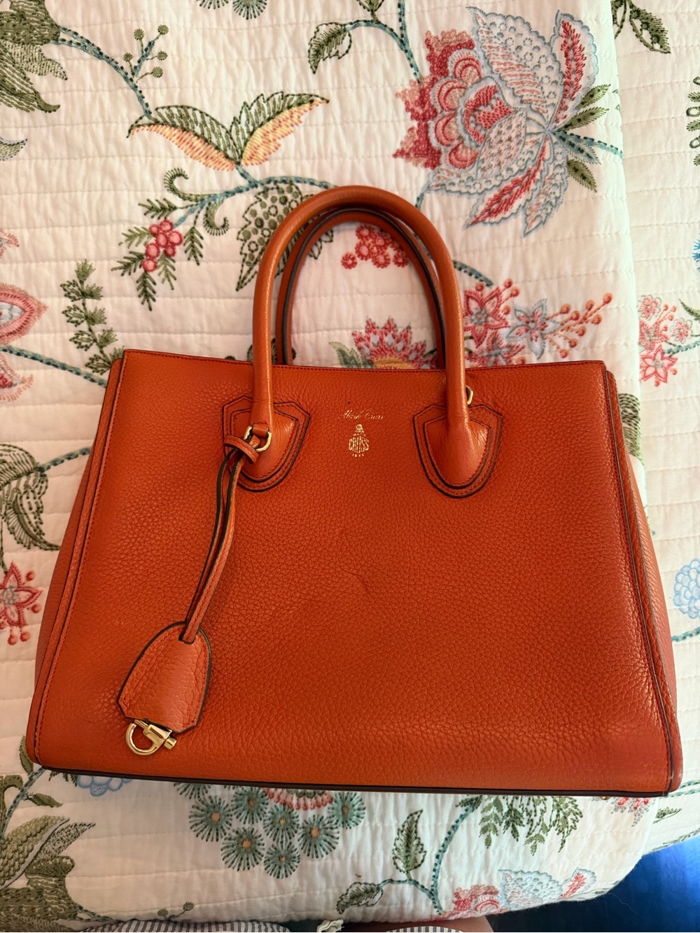 Mark Cross Top Handle Purse